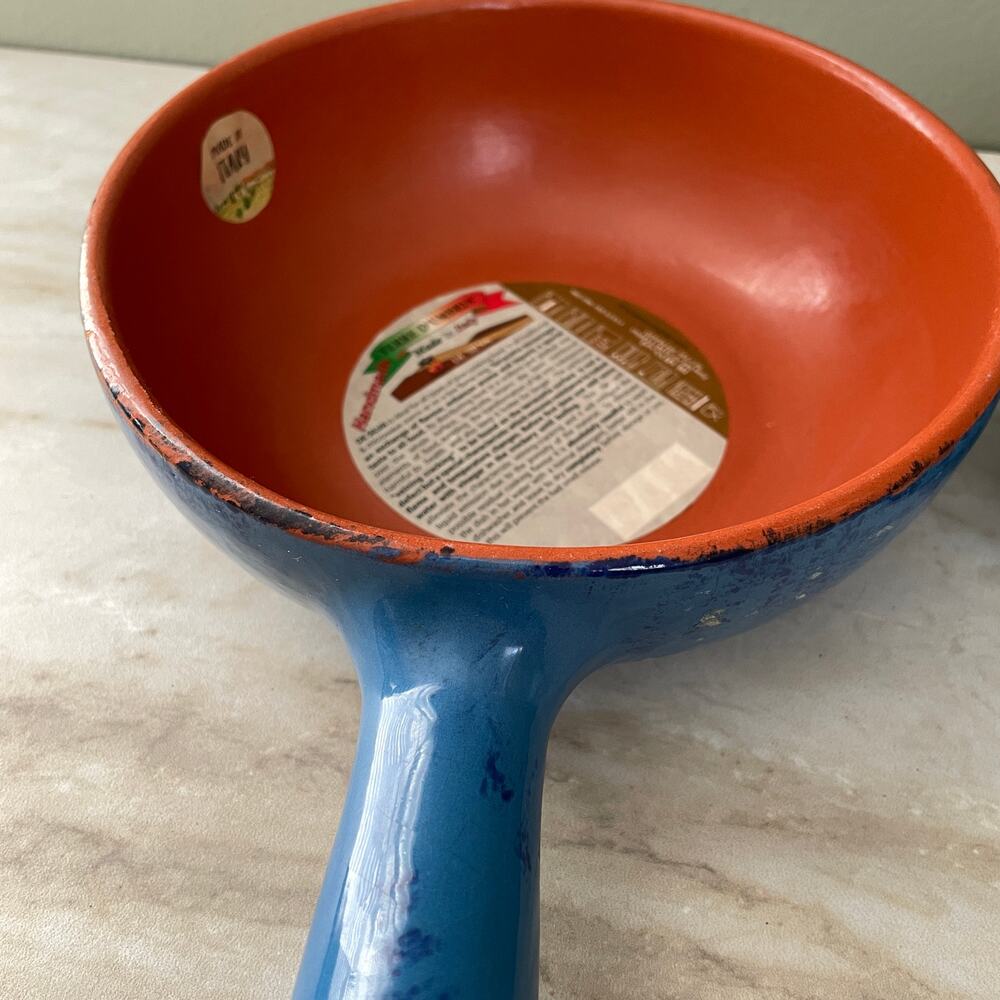 Vintage Set of De Silva Terracotta Soup Dishes - Made in Italy 1980s Bakeware - Picture 6 of 10